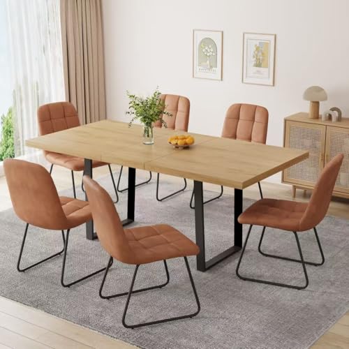 ZckyCine 7-Piece Modern Dining Set