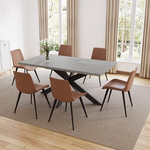 ZckyCine Dining Table Set for 6