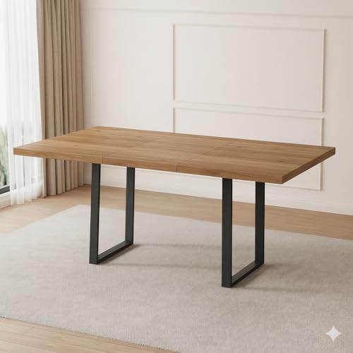 ZckyCine Expandable Walnut Dining Table